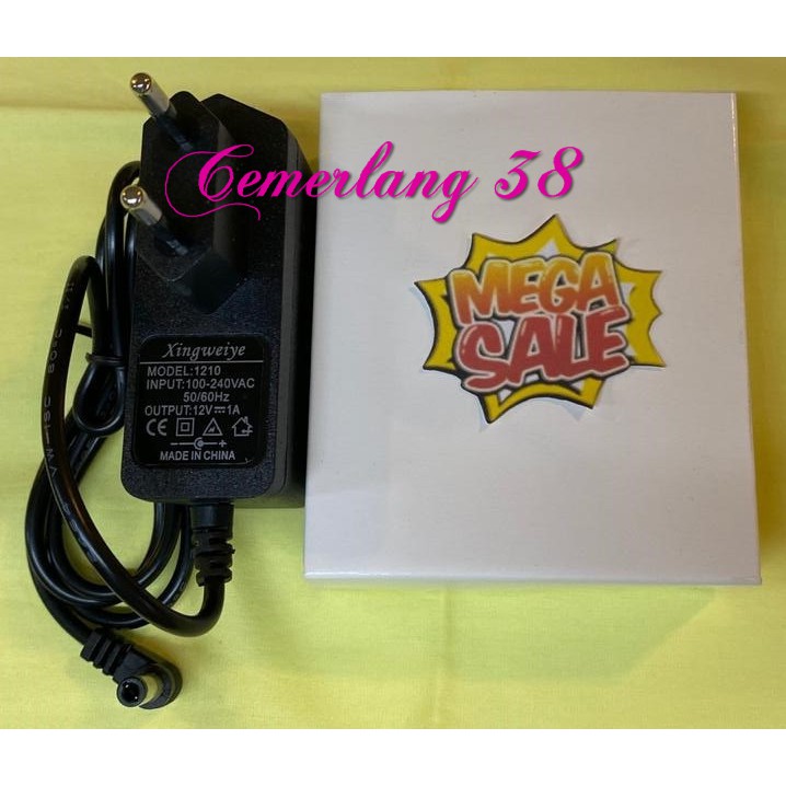 AC to DC Adaptor 12V 1A II Switching Charger Adapter 12 V 1 A Power Supply 12 Volt 1 Amper 1000 mAh