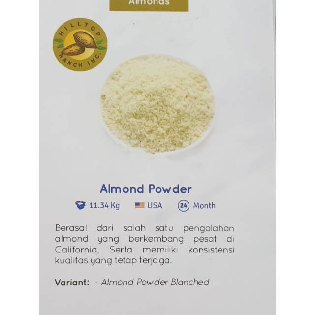

Almond powder 250gr good quality
