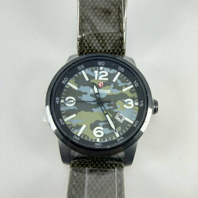 Jam Sport Pria Expedition E6671 E 6671 Original Garansi Resmi Free Baterai Cadangan