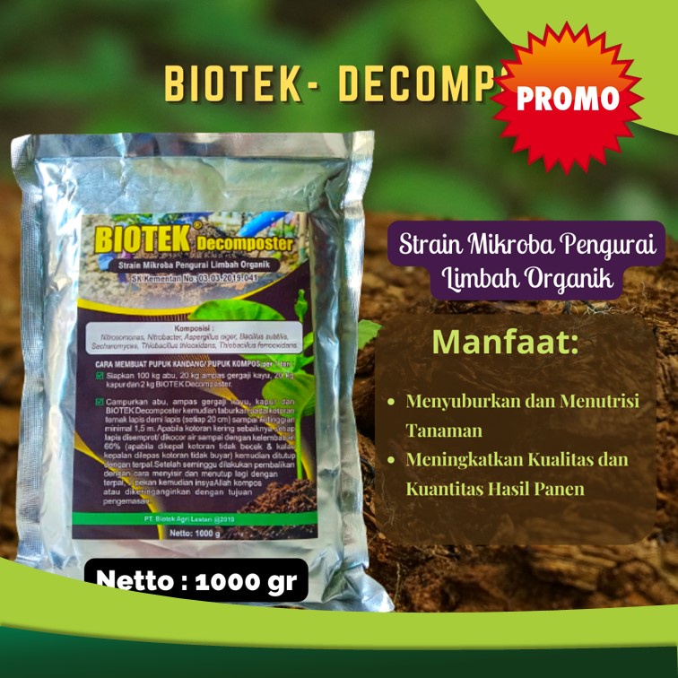 Pupuk Penghilang Bau Kotoran Ayam, Biotek Dekomposter Anti Amoniak