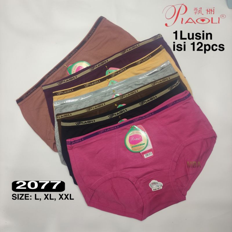 ISI 12 CELANA DALAM PIAOLI 2077 - CD PIAOLI 2199  LUSINAN 12 PCS