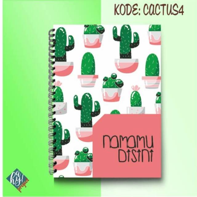 

Custom Notebook Cactus Theme | Custom Buku Catatan Tema Kaktus | Kaktus