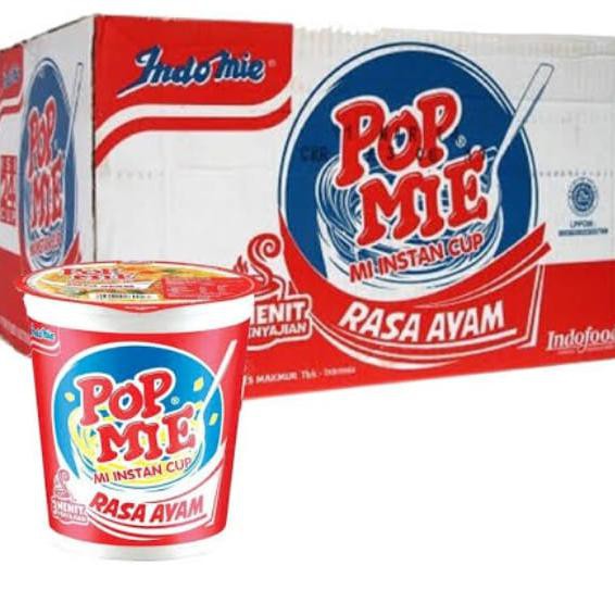 

Terlaris# Popmie Rasa Ayam Jumbo 1 Dus Isi 24 Pcs