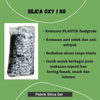 Silica gel oxy 1kg tersedia 1, 2 dan 5 gram