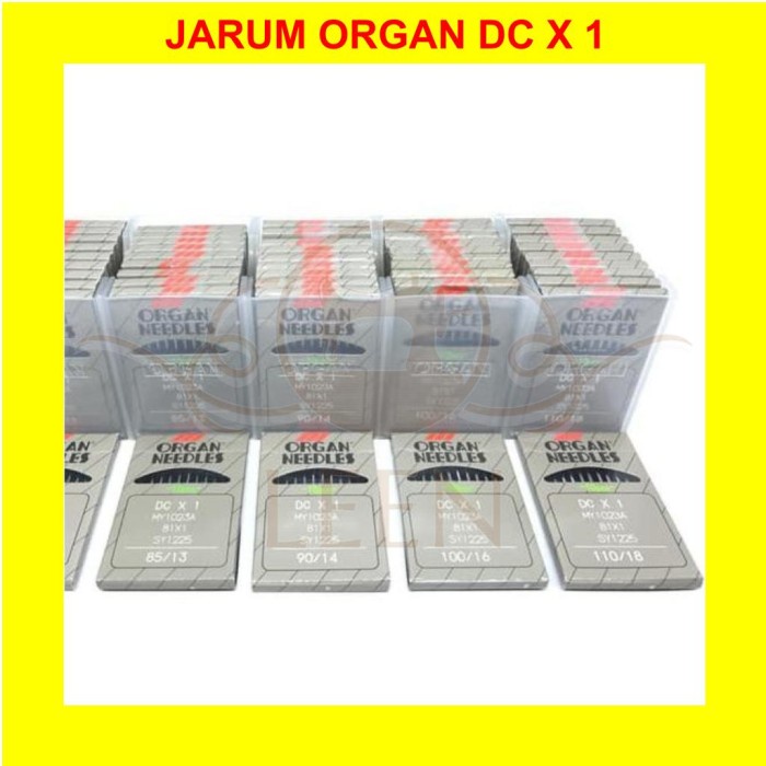 Jarum ORGAN Needle DC x 1 DCx1 ORI Obras Klasik / Industri LEEN - DCx1 no 11