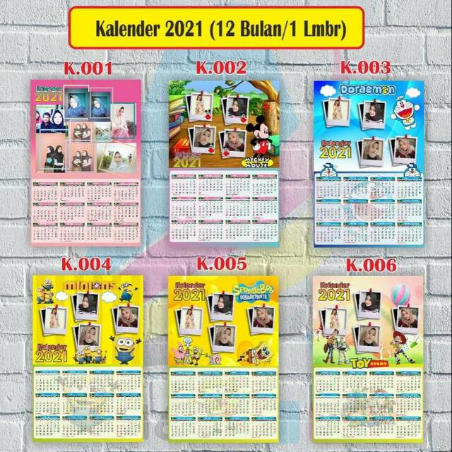 

KALENDER FOTO 2021 /KALENDER CUSTOM 2021