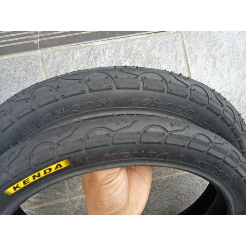 BAN SEPEDA BAN LUAR 16 X 1.75 BAN LUAR KENDA 16 MURNI16 INCHI PART SEPEDA