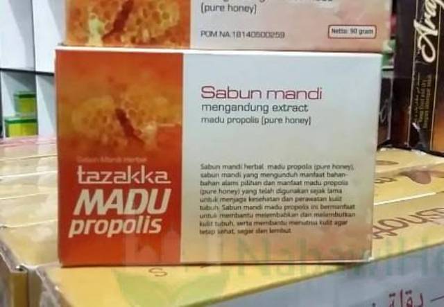 Sabun Mandi Herbal Madu Propolis Tazakka 90gr