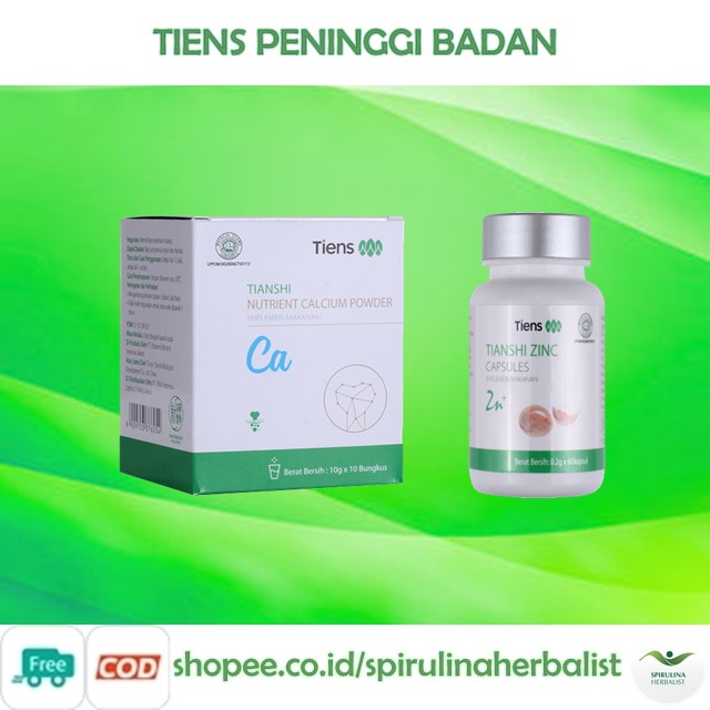 PENINGGI BADAN TIENS HERBAL SUPLEMEN TIANSHI NUTRIENT