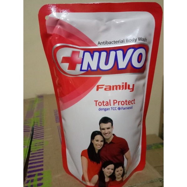 NUVO FAMILY Sabun Mandi Cair Total Protect 400Ml