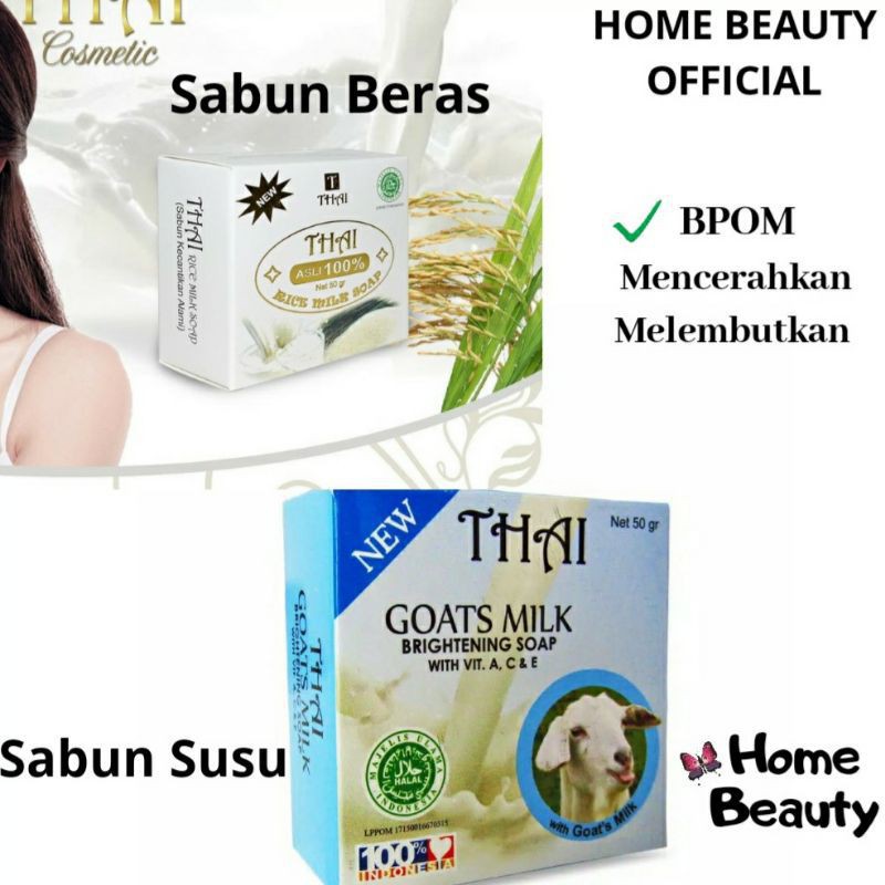 THAI Goats Milk Soap 50gr - Sabun Susu Kambing