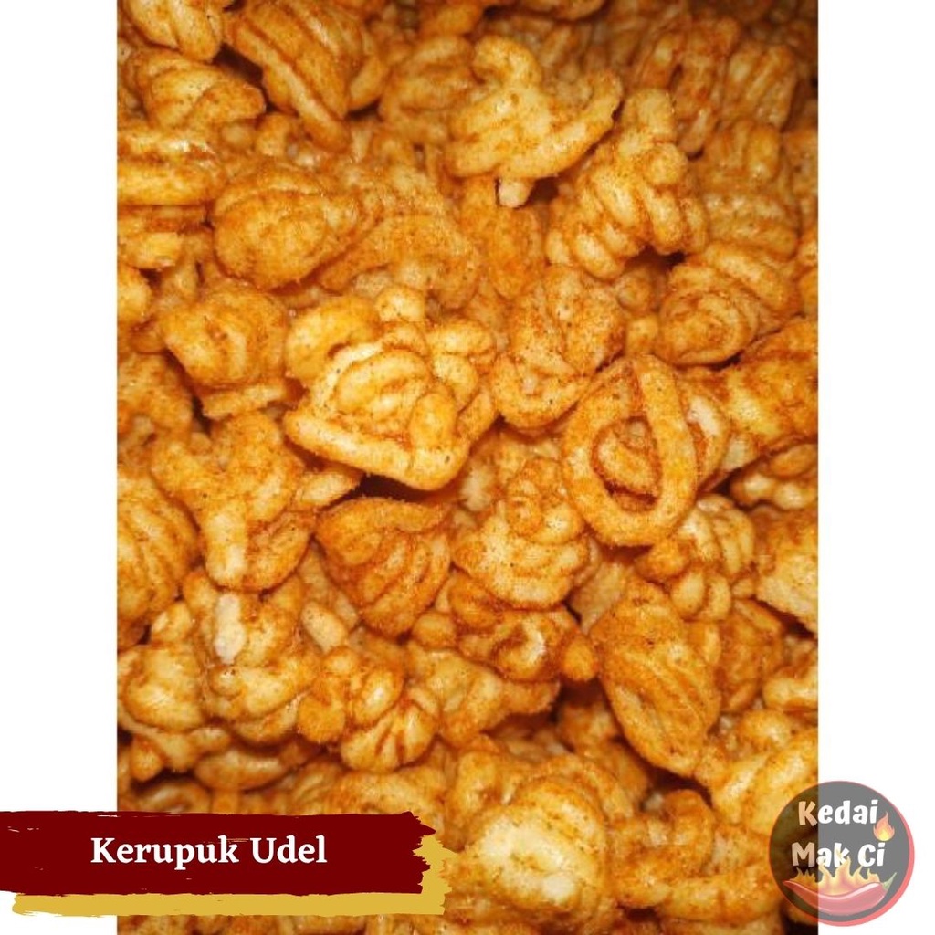 

Kerupuk udel pedas kerupuk pedas