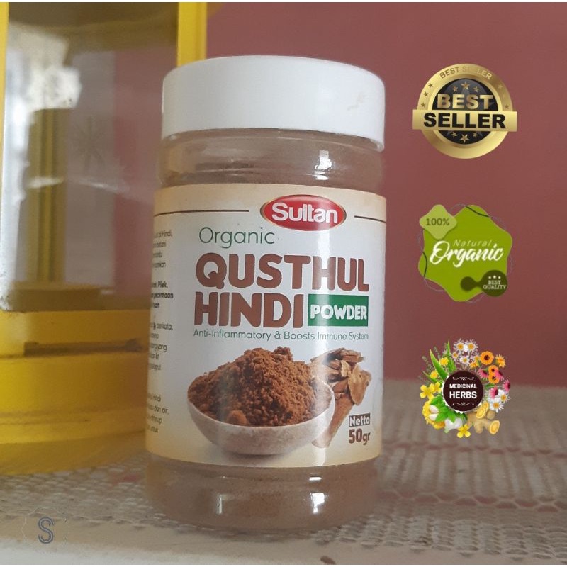 

Qusthul Hindi Bubuk Sultan Organic 50gr