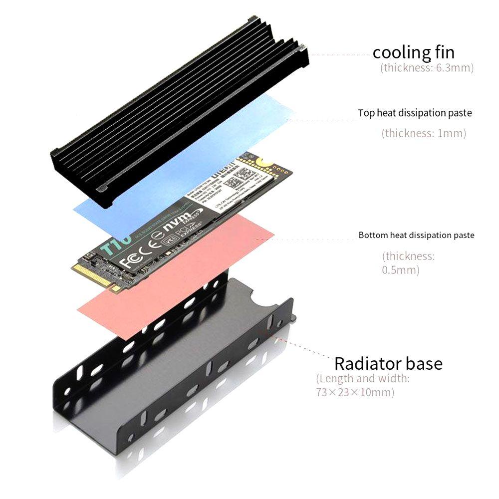 Preva SSD Heatsink NEW Cooler Untuk Radiator Komputer PS5