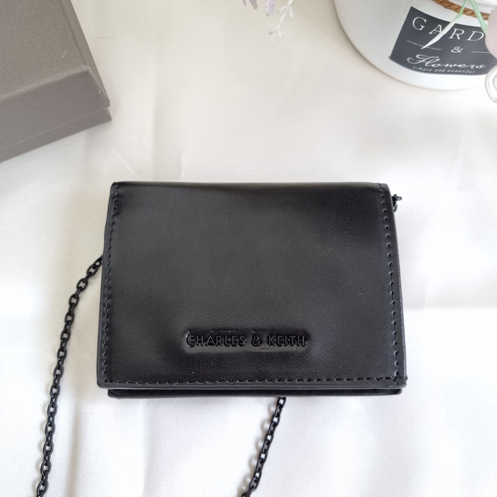 DOMPET CK CHAIN BUTTON MINI WALLET - CK068