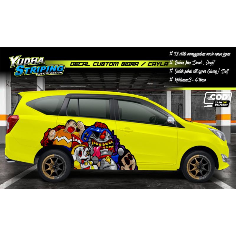 STICKER VARIASI DAIHATSU SIGRA / CAYLA