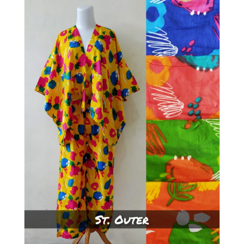 Setelan Outer Ecer Random || Setelan Cardigan || Grosir Daster || Daster Bali
