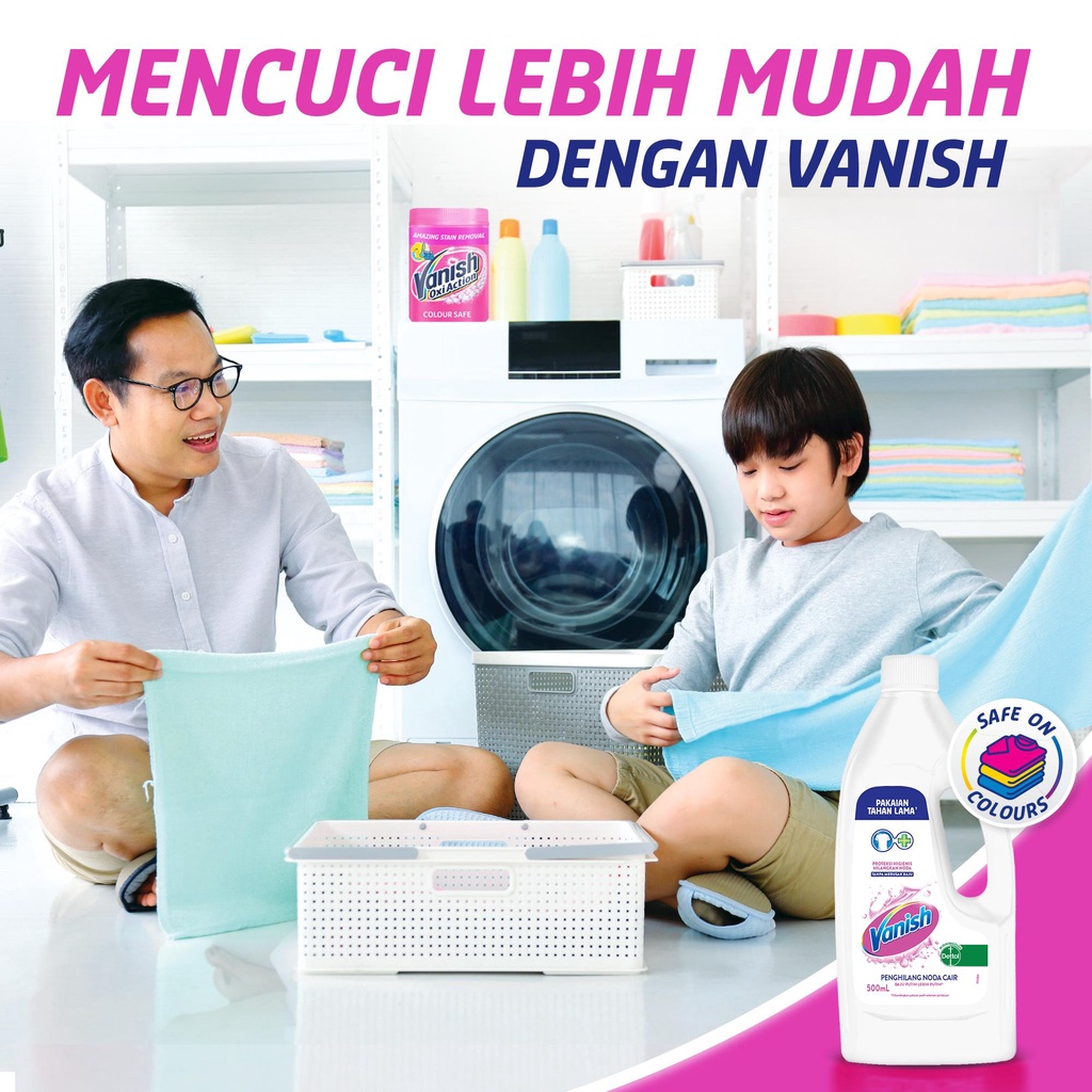 VANISH CAIR WHITE HINGGA 3 TINGKAT LEBIH PUTIH 150 ML &amp; 425 ML