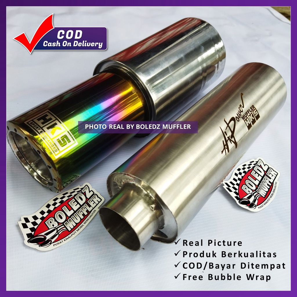 Knalpot Mobil BASS EMPUK KALEM HKS GRONEL mobil bensin dan solar Avanza xenia agya ayla terios brio 