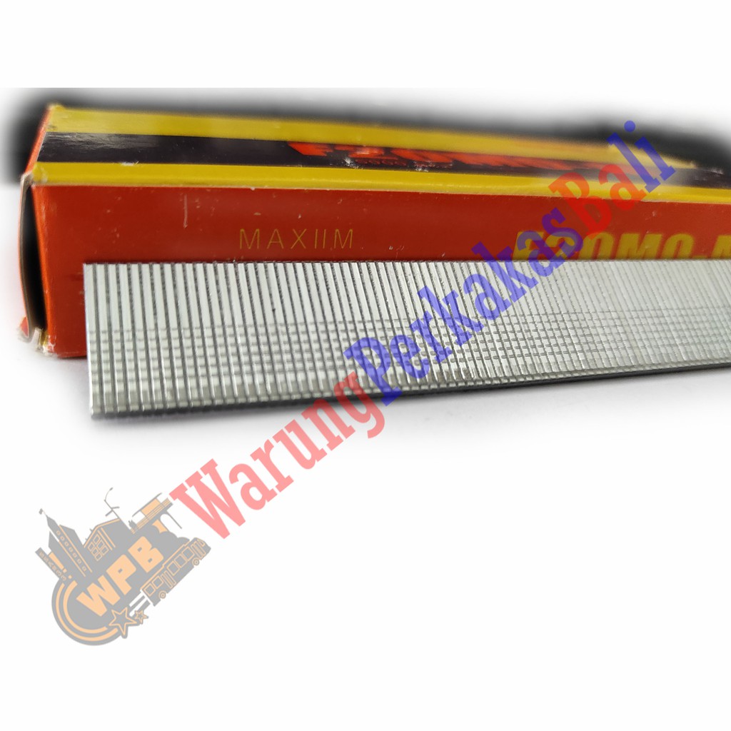 

MAXIM Isi Staples Lurus 2cm F20 5000Pcs Refill Mata Stapler Lurus 20mm Paku Air Nailer