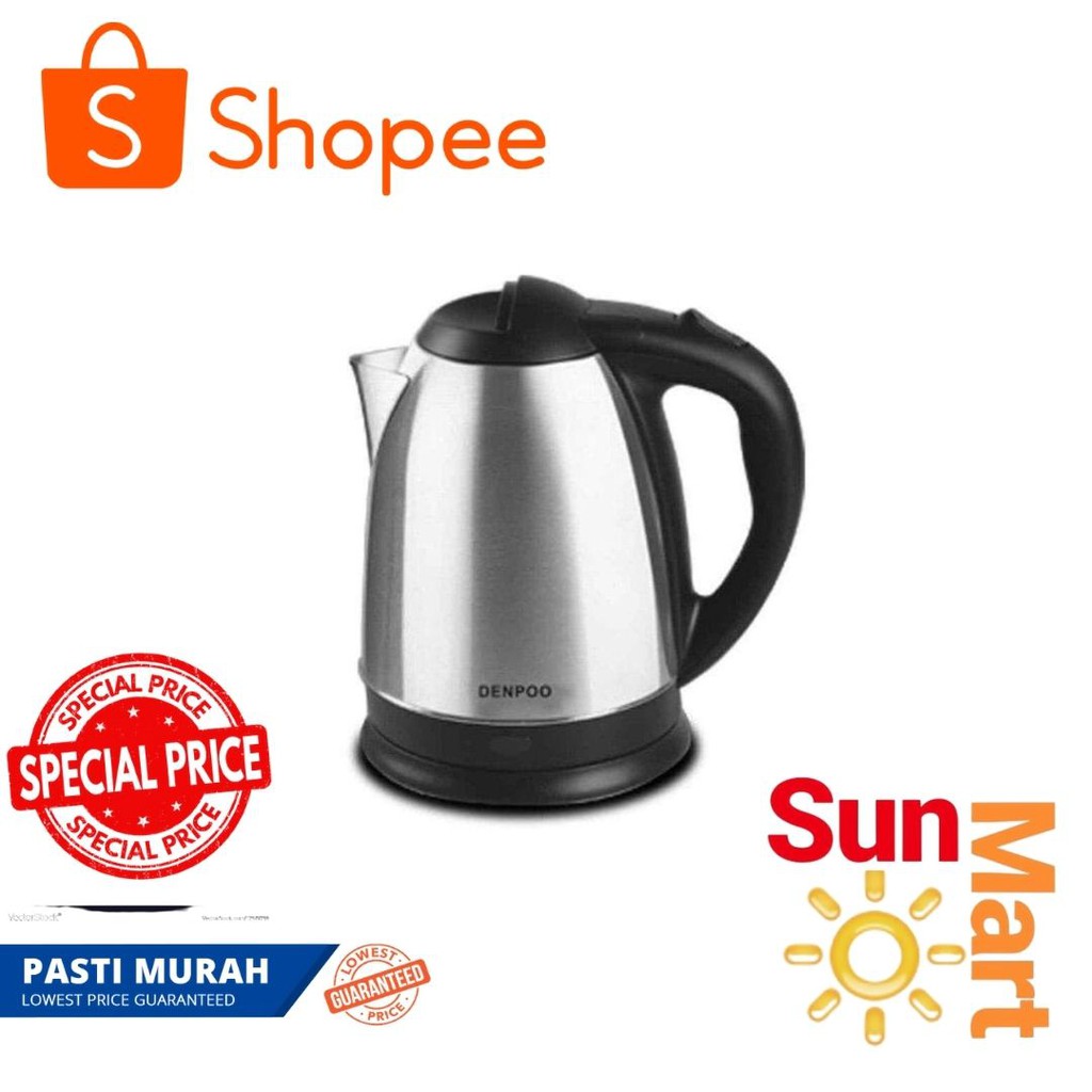 Denpoo Electric Kettle DMA-10D-Stainless (ORIGINAL)
