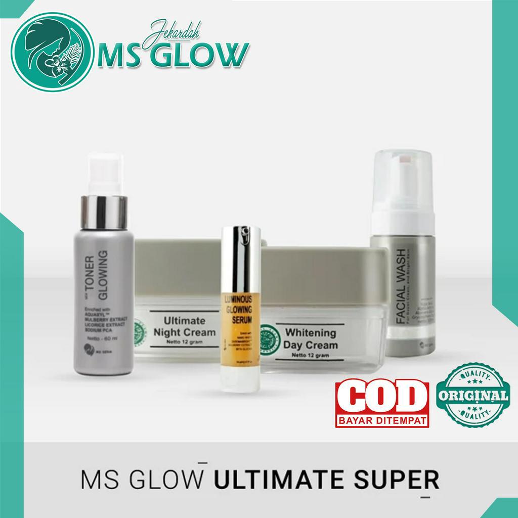MS GLOW Paket Ultimate Super / Paket Ultimate + Serum Luminous