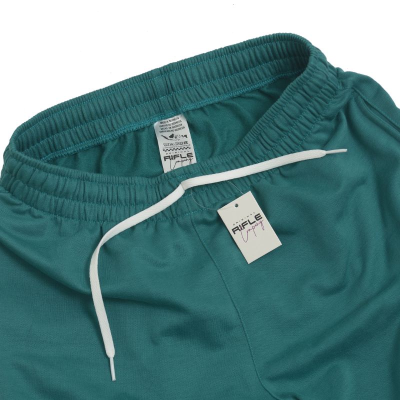 Rifle.co | Celana pendek pria | boardshort | Sweatpants |hcelana pendek fleece | Boxer | Shortpants hijau tosca
