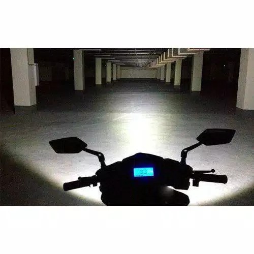 Lampu Depan Utama Motor RTD LED 6 Sisi + Kipas Super Bright - Putih