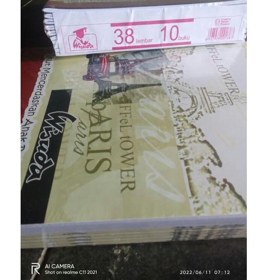 

⸨MiZ♟⸩ ⭐️ Buku tulis VISION - wisuda 38 lembar 1 pak isi 10 buku /Khusus minggu ini
