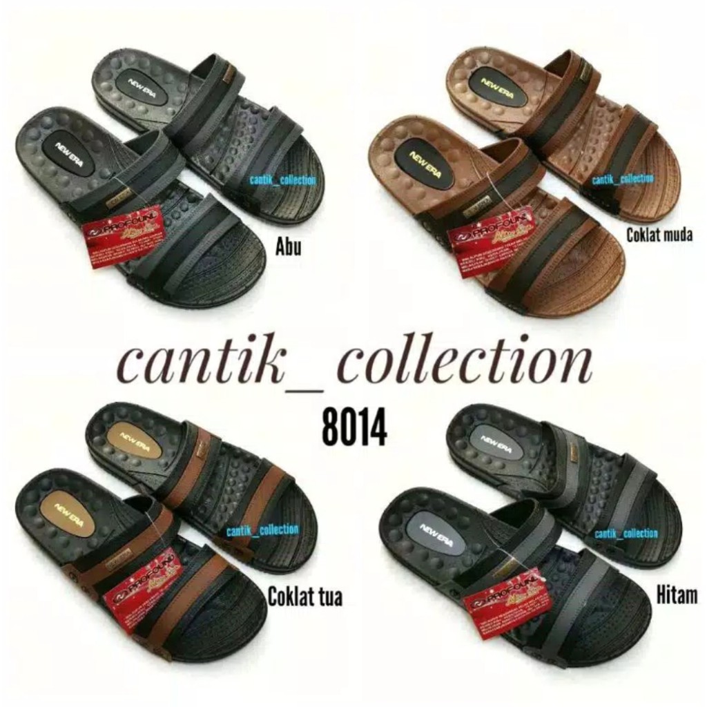 Sandal New Era Ban 2 Selop Terbaru Pria Original