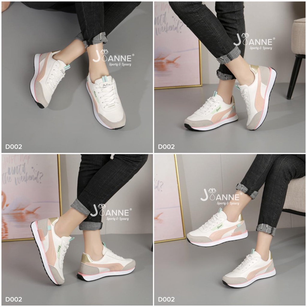 JOANNE Sporty Sneakers Running Shoes #D002 ORIGINAL (RESTOCK)