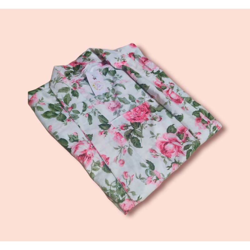 Atasan Kebaya Kutubaru Floral Seragam Bridesmaids motif Bunga