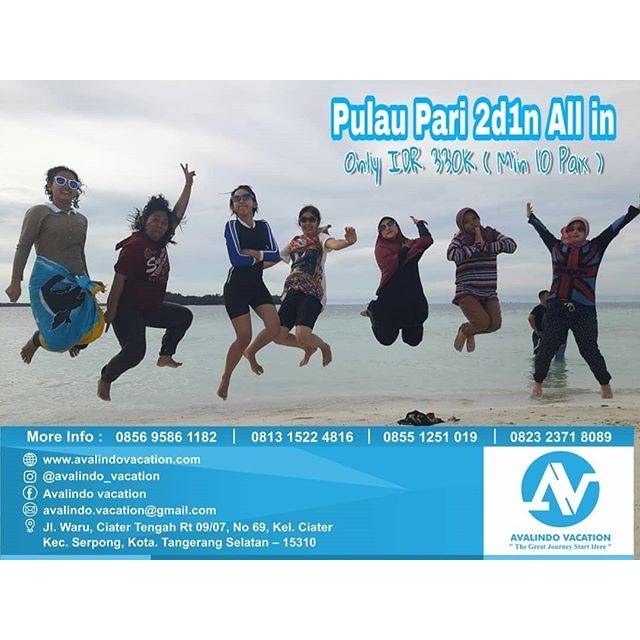 Pulau Pari 2 days 1 night all in ( min 10 pax )