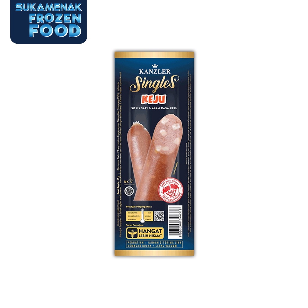 

KANZLER Singles Keju Sosis Siap Makan 65gr