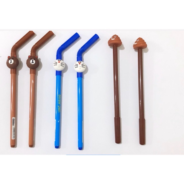 

PULPEN SEDOTAN LUCU CUTE STRAW PEN