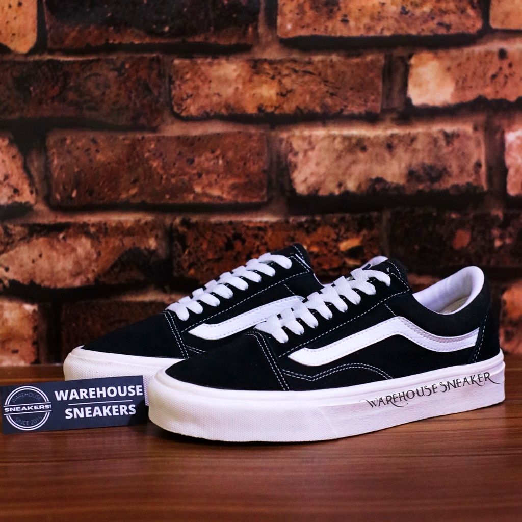 Sepatu Old SKool Og Black White Sepatu Sneakers Old School OldSkool Hitam Putih