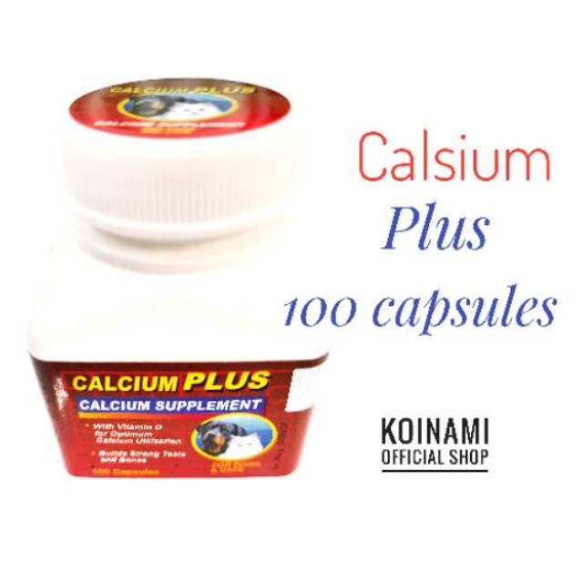 CALCIUM PLUS 100 caps / raid all / vitamin hewan / kucing anjing / cat dog / pet / obat / suplement