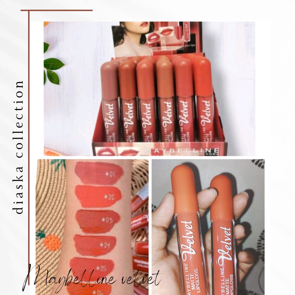 Lipcream Maybelline Velvet Matte Tutup Bulat [Per Batang]