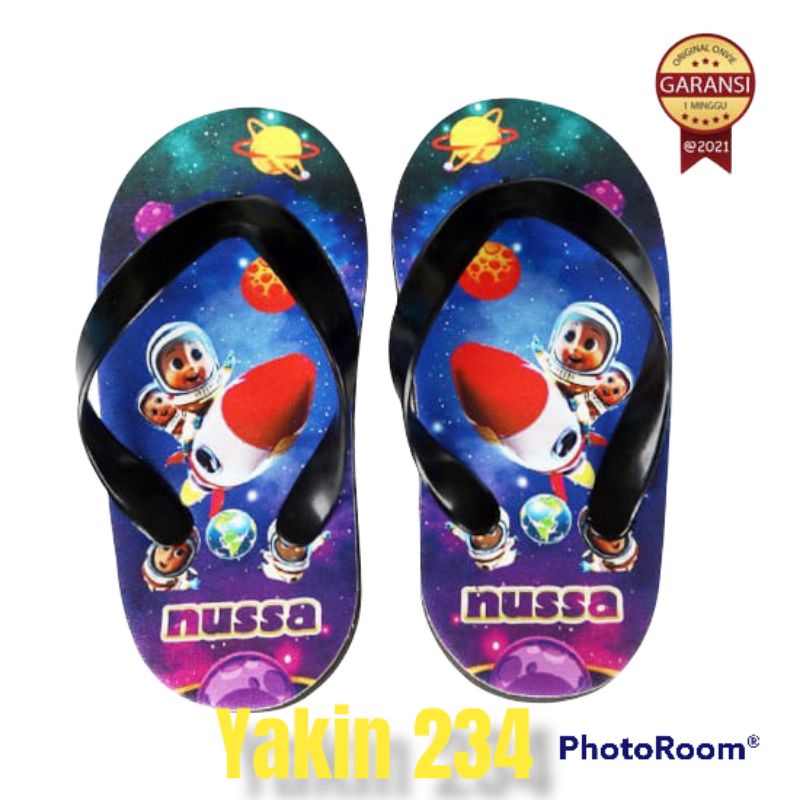 sandal jepit anak Nussa 01