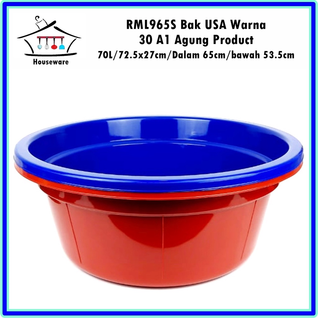 RML965S Bak USA Warna 30 A1 Agung Product 70L