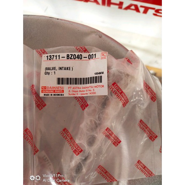 klep api ayla-agya ori 1buah 13711-bz040