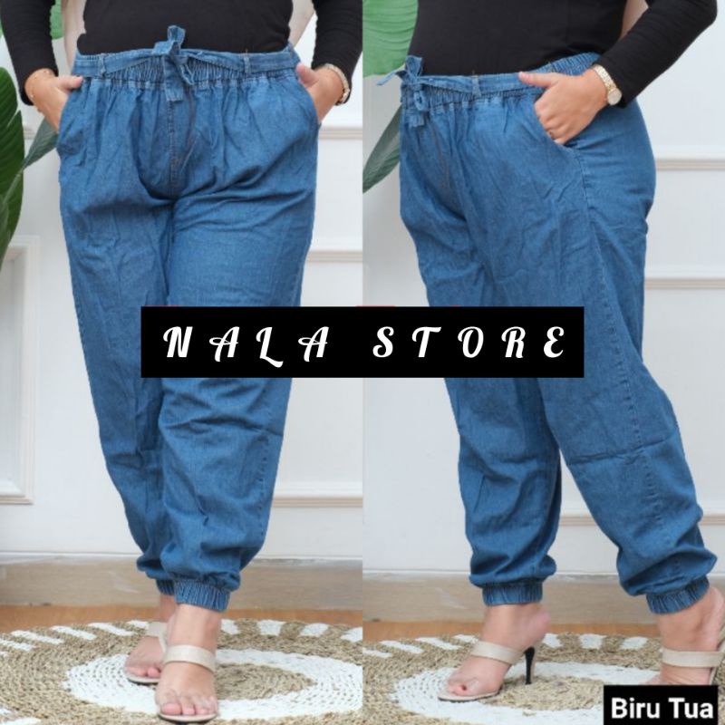 Jual Celana Jogger Jeans Super Jumbo Murah Shopee Indonesia