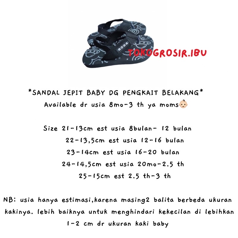 Sepatu Sandal Jepit Anak Bayi Laki Laki Perempuan 1-2 Tahun Sepatu Sendal Jepit Gunung Anak Bayi Laki Laki Perempuan 1 2 Tahun Antislip