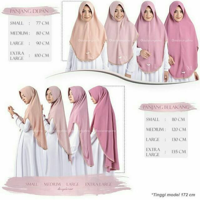 Shabira khimar atelier angelina size M warna lime