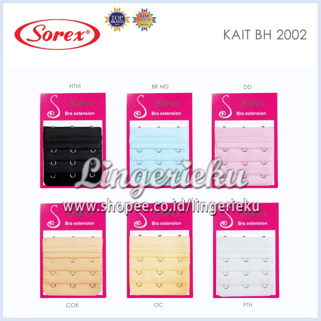 Sorex 2002 Kait Bra Kait Tiga Sambungan Tali BH Bra Extension Murah