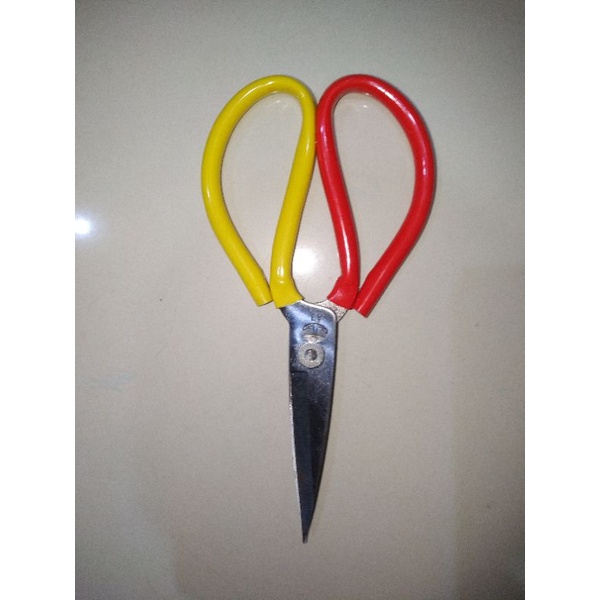 

GUNTING KAIN KODOK GAGANG KUNING MERAH 8