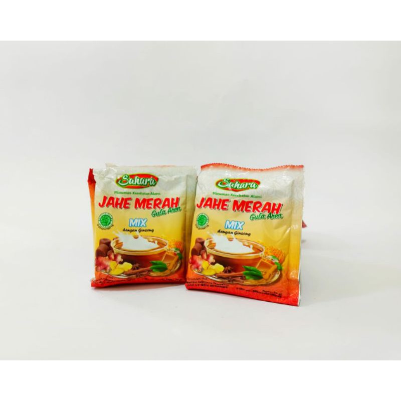 

JAHE MERAH SUSU DENGAN GINGSENG (AMH) Isi 10 Sachet per Renceng