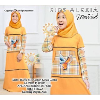 Gamis Anak  Perempuan Baju  Muslim  Anak  UMUR  USIA  8 9 10 