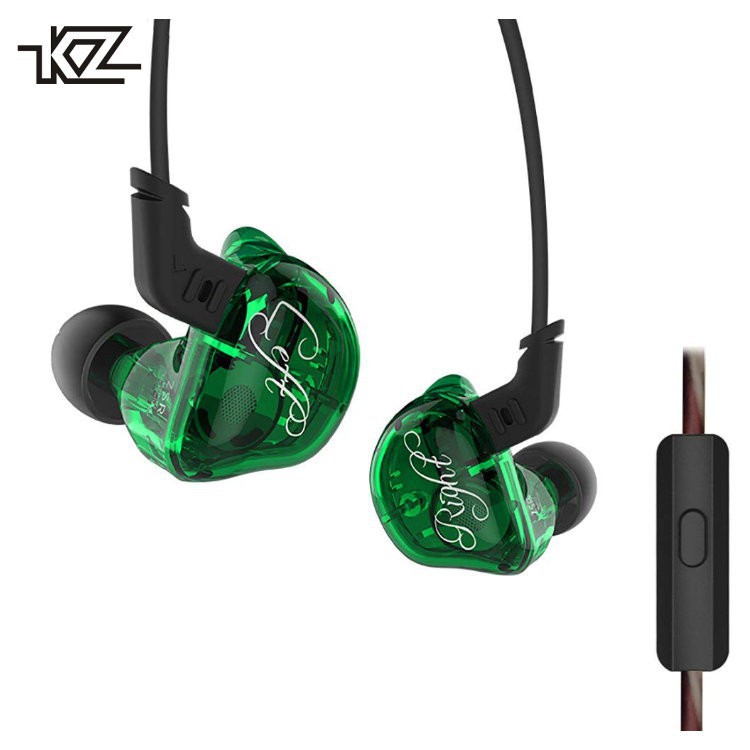 KZ ZSR with Mic 1DD+2BA Hybrid Technology Earphone 3 Driver