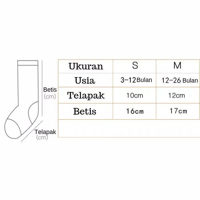 Kaos kaki Panjang Bayi Import / Kaos kaki Karakter